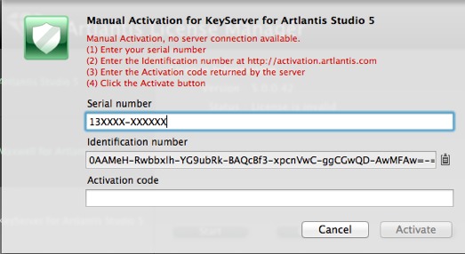 waltr activation number